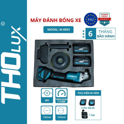 Máy đánh bóng xe ô tô bằng pin Tholux M-8093