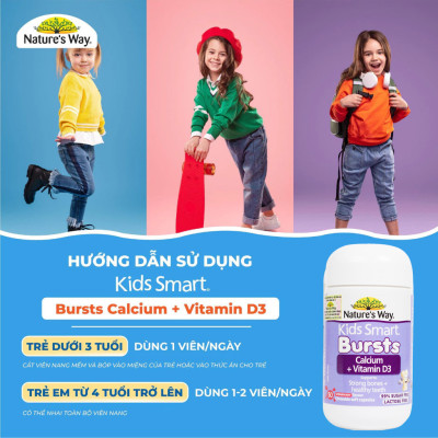 Viên Nhai Bổ Sung Canxi Cho Bé Nature