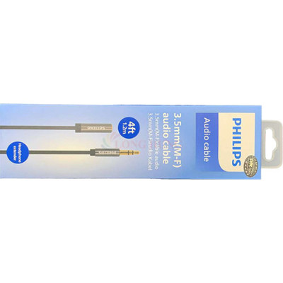 Cáp chuyển AV 3.5mm sang 2 đầu RCA Philips Audio Cable SWA4141 - Hàng chính hãng