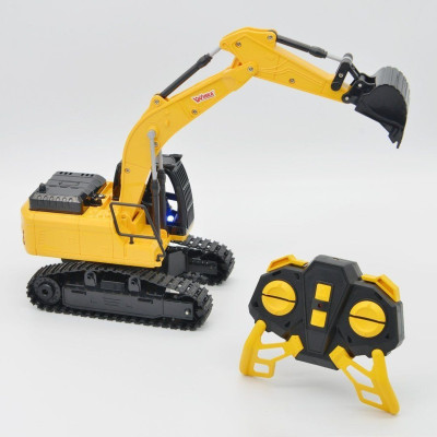 Đồ Chơi DUKA: Xe Công Trình Điều Khiển Từ Xa - Máy Xúc Gàu (DK81266)