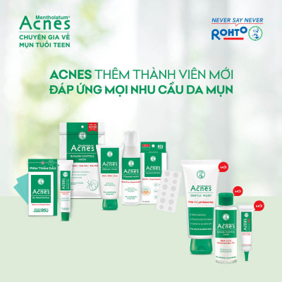 Miếng dán mụn giúp giảm mụn sưng viêm Acnes Clear Patch (24 Miếng)