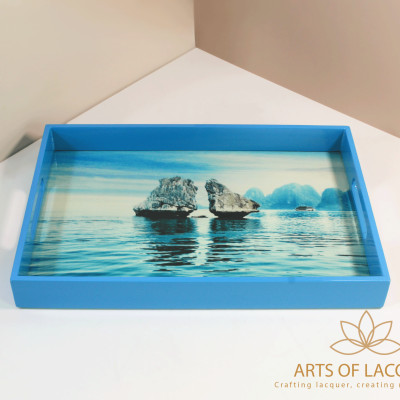 Khay Sơn Mài Vịnh Hạ Long