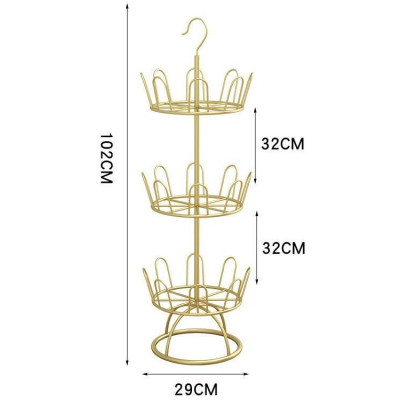 Giá kệ phơi giày dép thép không gỉ 360 độ giản nhiều tầng để ngoài trời ban công lưu trữ gia đình- hàng loại 1 - Chính hãng MINIIN