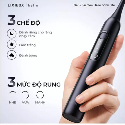 Bàn Chải Điện Halio SonicLite Electric Toothbrush - Ocean Blue