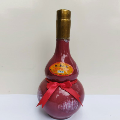 Đặc Sản Bình Định - Rượu Bàu Đá Thành Tâm Hồ Lô (Màu hồng) 350ml - OCOP 3 Sao