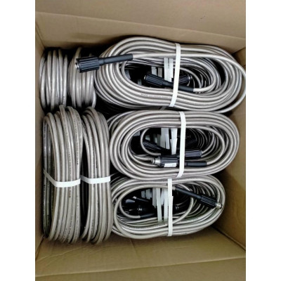 [Freeship]Dây xịt rửa xe HIỆU HTC LOẠI 10M,HTC6511-10W2 từ nhựa PVC áp lực cao 420 bar( 6090PSI),ĐK 6.5*11mmm