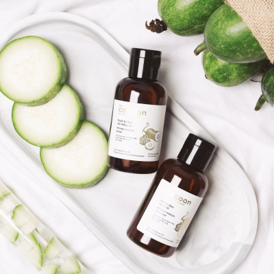 Combo Gel bí đao rửa mặt cocoon 140ml + Mặt nạ bí đao cocoon 30ml