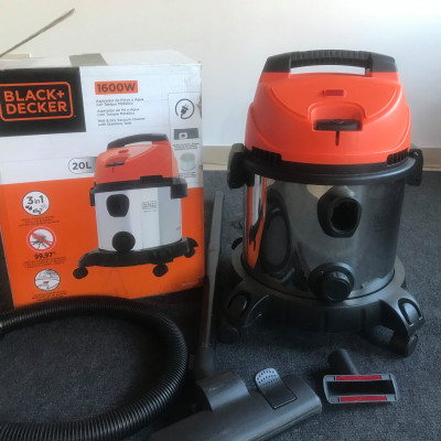 Máy hút bụi khô và ướt chạy điện BLACK & DECKER BDWDS20-B1 (1600w)- Hàng chính hãng