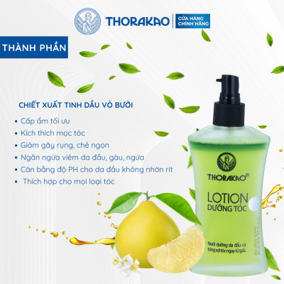 Lotion Dưỡng Tóc Tinh Dầu Bưởi Kích Mọc Tóc Giúp Tóc Suôn Mượt 120ML