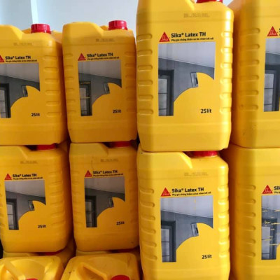 Phụ gia chống thấm vữa và tác nhân kết nối - Sikalatex TH (thùng 25lít)