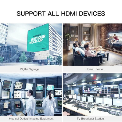 Ugreen UG50218HD132TK 40M màu Đen Cáp tín hiệu HDMI chuẩn 2.0 sợi quang cao cấp - HÀNG CHÍNH HÃNG