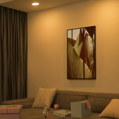 Đèn âm trần Philips Hue Garnea LED Downlight White Ambiance - Hàng Chính Hãng