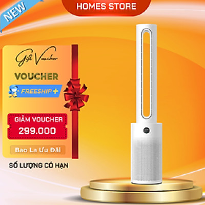 Quạt Không Cánh Lọc Không Khí Xiaomi Mijia 2 In 1 Xoay 150 Độ Khử Khuẩn UV Kết Nối App - Hàng Nhập Khẩu