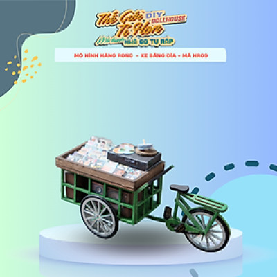 MÔ HÌNH TỰ LẮP RÁP DIY SÀI GÒN THU NHỎ - XE BÁN ĐĨA DẠO - HR09