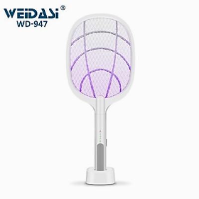 Vợt Muỗi Thông Minh Tự Động Bắt Muỗi Đa Năng 2 Trong 1 Tích Hợp Đèn Led Mã WD947 Loại Tốt, Hàng Chính Hãng
