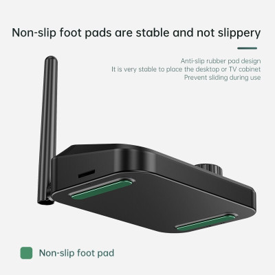 SOAIY Bộ Thu Phát Âm Thanh Bluetooth 5.0 C41 (Hỗ Trợ Cổng Optical) - Hàng Nhập Khẩu