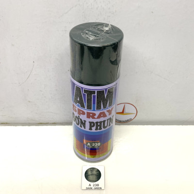 Sơn xịt màu xanh lá đậm ATM A230