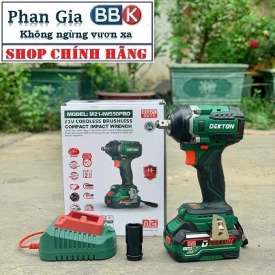 Máy Siết Bulong 550nm DEKTON M21-IW550PRO- Lực siết lớn_ Hàng chính hãƞg.