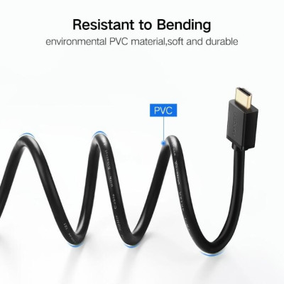 Ugreen UG10114HD104TK 30M màu Đen Cáp tín hiệu HDMI chuẩn 1.2 hỗ trợ phân giải 4K * 2K - HÀNG CHÍNH HÃNG