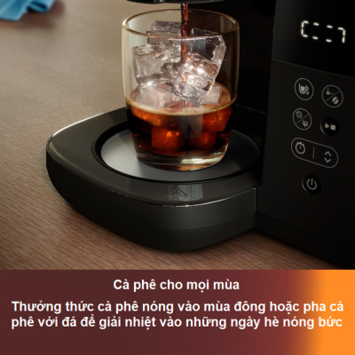 Máy pha cà phê Drip xay và pha tự động thương hiệu Hà Lan Philips HD7900/50 - Hàng nhập khẩu (Bảo Hành 12 Tháng)