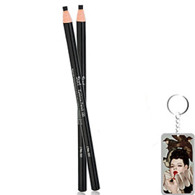 Chì mày xé Suri Eyebrow Pencil Hàn Quốc tặng kèm móc khoá - No.103 Đen nâu - 1 cái