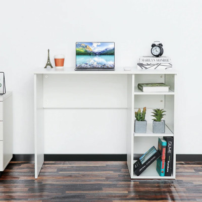 Bàn vi tính gỗ phong cách hiện đại SMLIFE Dobbs