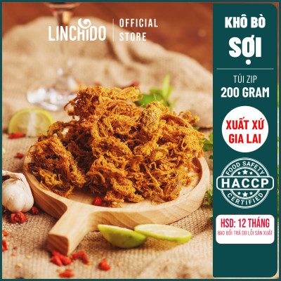 Khô Bò Sợi - Tùng Phương Du Ký - Túi Zip 200 GRAM