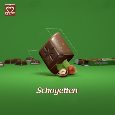 Sôcôla Thanh 13 Vị Schogetten - Hạt Dẻ - 100g