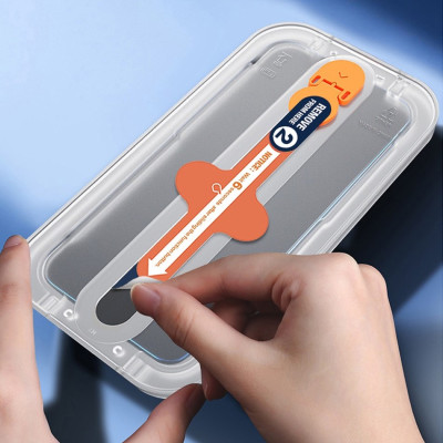 Kính Cường Lực Wiwu Ivista Super Hardness Chịu Lực gấp 10 Lần Dành Cho Iphone, Có Màng Che Loa, Full Clear - Hàng Chính Hãng