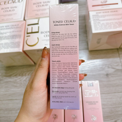 Nước Hoa Hồng Làm Dịu Da Và Cân Bằng Độ pH Toner Celaud 100ml
