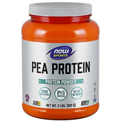 Pea Protein, Pure Unflavored Powder | Protein đậu Hà Lan - Bổ sung 24g Protein chiết xuất từ đậu Hà Lan là nguồn đạm lý tưởng cho người luyện tập thể thao có chế độ ăn chay hoặc dị ứng với sữa (Lactose) (907 gram)