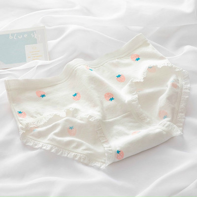 Combo 5 quần lót nữ cotton dễ thương Freesize - Kiểu Thỏ xanh (giao màu ngẫu nhiên)