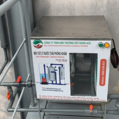 (Hàng chính hãng) Máy lọc nước thải Litero ACE1000I xử lý nước thải Phòng khám chuyên khoa nam học công nghệ oxy hoá bậc cao kết hợp lọc nano và than hoạt tính 1 bộ