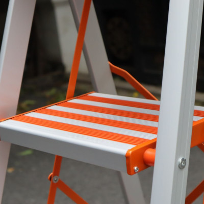 Thang nhôm ghế bản bậc rộng DIY TLN-03A 3 bậc, chiều cao sử dụng tối đa 75cm