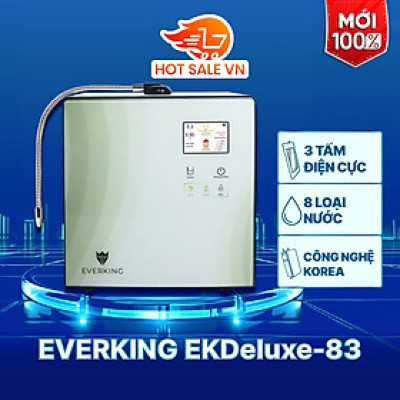 Máy Lọc Nước Điện Giải iON Kiềm EVERKING EKDeluxe-83 - Hàng Chính Hãng