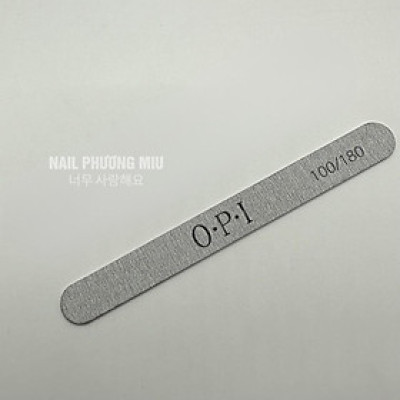 Dũa Mỏng OPI Lốc 50 Cái Form Thẳng Độ Nhám 100/180 Thân Cứng, Không Xẹp, Cầm Chắc Tay Làm Nail Tiện Lợi, Dễ Chỉnh Hướng, Tốc Độ Dũa Theo Yêu Cầu