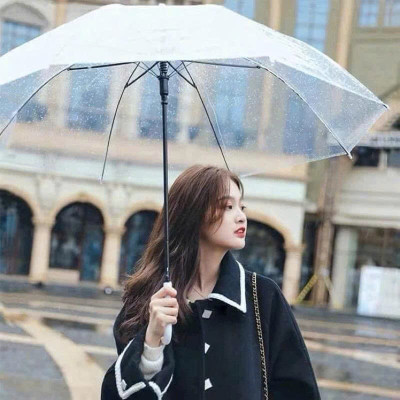 Ô đi mưa trong suốt - dù che mưa che nắng trong suốt, bền- đẹp