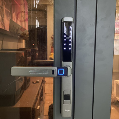 Khóa thông minh chống nước cửa nhôm xingfa, cửa sắt DEMAX SL501 AG