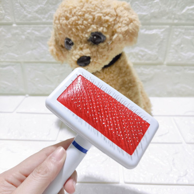 Lược Chải Lông Xù Cho Chó Mèo Nhỏ Màu Trắng