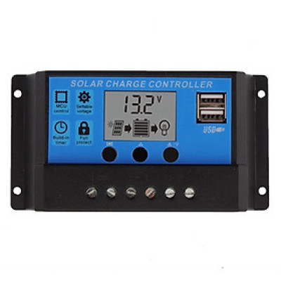 Bộ điều khiển sạc năng lượng mặt trời 30A tự động nhận bình 12V 24V