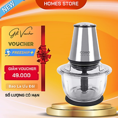 Máy Xay Thịt Thực Phẩm Caso UZ400 Nhập Khẩu Đức Dung Tích 1.2 Lít Công Suất 400 W - Hàng Nhập Khẩu