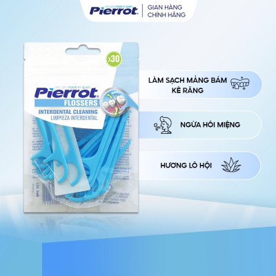 [ Mua 3 tặng 1 ] Chỉ kẽ răng PIERROT FLOSSERS (30pcs)