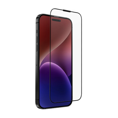 Kính Cường Lực Trong Suốt Có Viền UNIQ OPTIX Vivid Clear dành cho iPhone 15 / 15 Plus /15 Pro / 15 Pro Max - Hàng Chính Hãng