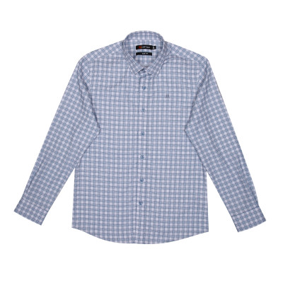 Áo sơ mi nam tay dài form ôm slim fit Khatoco A1MD468S1-CNCR172-2411-D