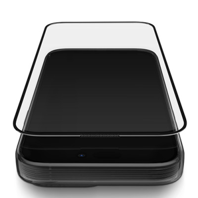 Kính Cường Lực Trong Suốt Có Viền UNIQ OPTIX Vivid Clear dành cho iPhone 15 / 15 Plus /15 Pro / 15 Pro Max - Hàng Chính Hãng