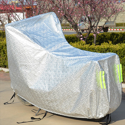 Bạt Trùm Xe Máy Tráng Nhôm 3 Lớp Có Phản Quang, Che Nắng Mưa