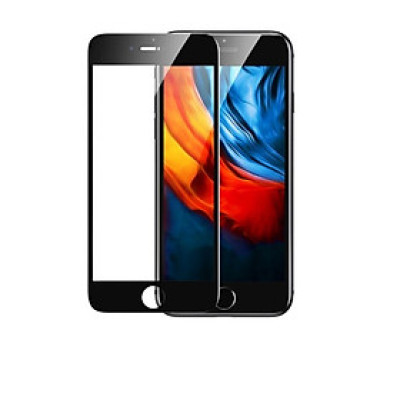 Miếng dán bảo vệ  iPhone SE2 2 miếng màu đen bo cạnh kèm Kit dụng cụ dán Ugreen 80620 SP152 Hàng Chính Hãng