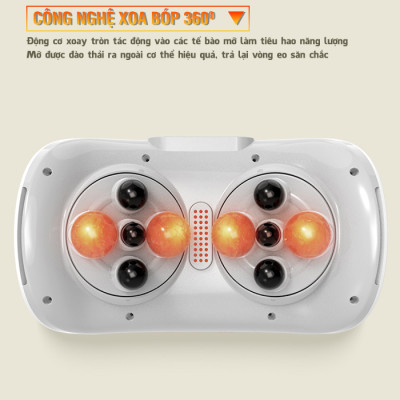 Máy Massage Bụng Cao Cấp Nikio NK-166DC - Công Nghệ Xoa Bóp Kết Hợp Hồng Ngoại Hiện Đại, Hỗ Trợ Cải Thiện Vòng 2 Cực Nhanh, Pin Sạc Tiện Lợi