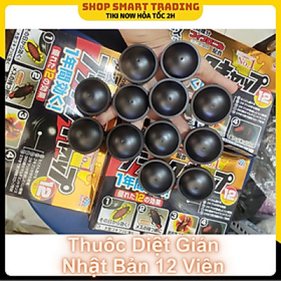 Thuốc Diệt Gián Nhật Bản 12 Viên Cực Kì Hiệu Quả - An Toàn Cho Con Người Và Vật Nuôi