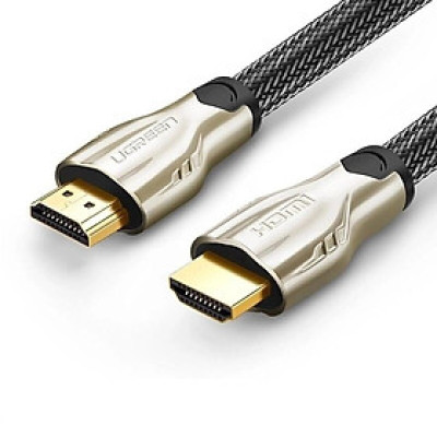 Ugreen UG11189HD102TK 1M màu Đen Cáp tín hiệu HDMI vỏ bọc lưới cao cấp - HÀNG CHÍNH HÃNG